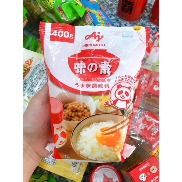 Bột ngọt Ajinomoto rau củ - Mì chính trứng 400gr Nhật Bản