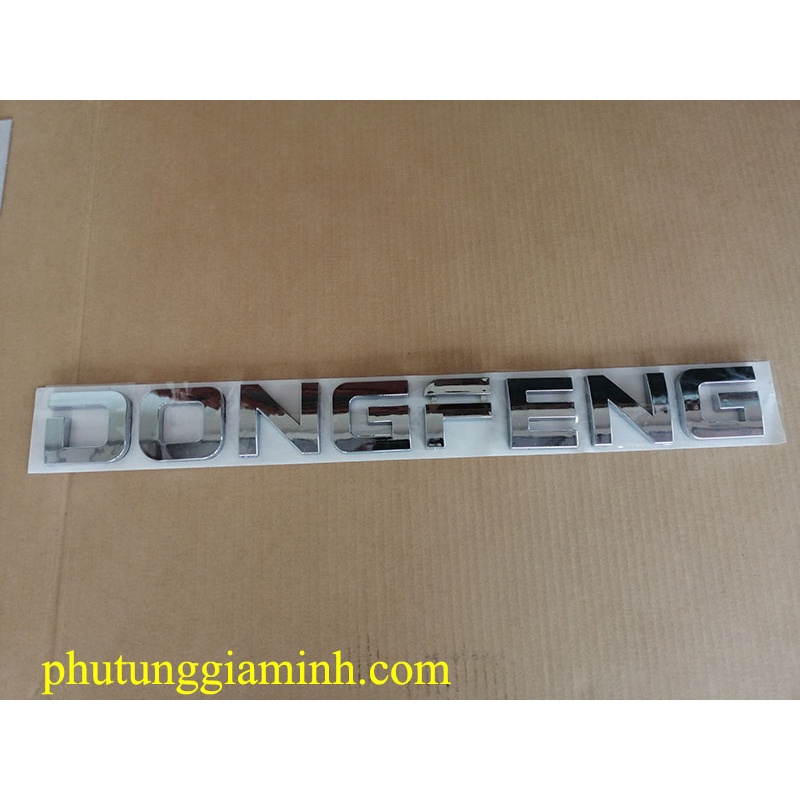 Tem Chữ DONGFENG mạ Crom