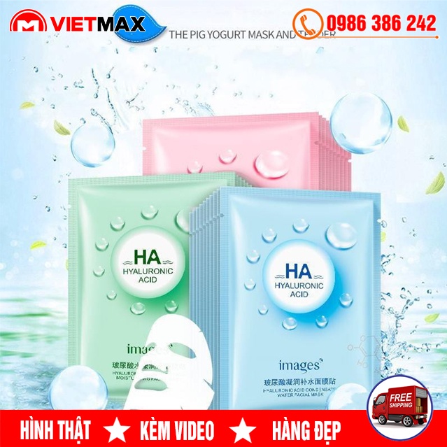 Mặt Nạ Giấy HA Images Dưỡng Ẩm Và Làm Sáng Da Mix 3 Màu Mask Nội Địa Trung Chính Hãng | BigBuy360 - bigbuy360.vn