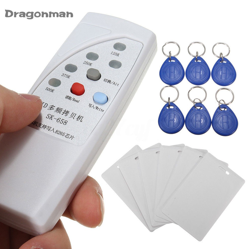 Set 13 Thẻ Sao Chép 125khz Rfid Id + 6 Thẻ