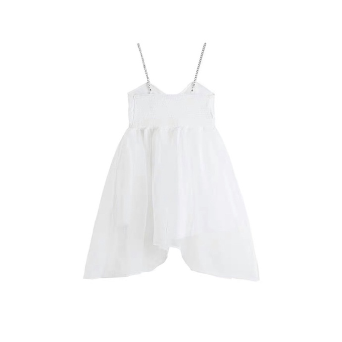 Váy 2 dây voan đen trắng MSHI CLUB