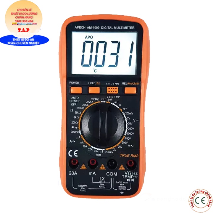 APECH AM-1099 đồng hồ đo cuộn cảm henry, điện dung tụ điện, điện trở, điện áp dòng điện acdc Apech AM 1099