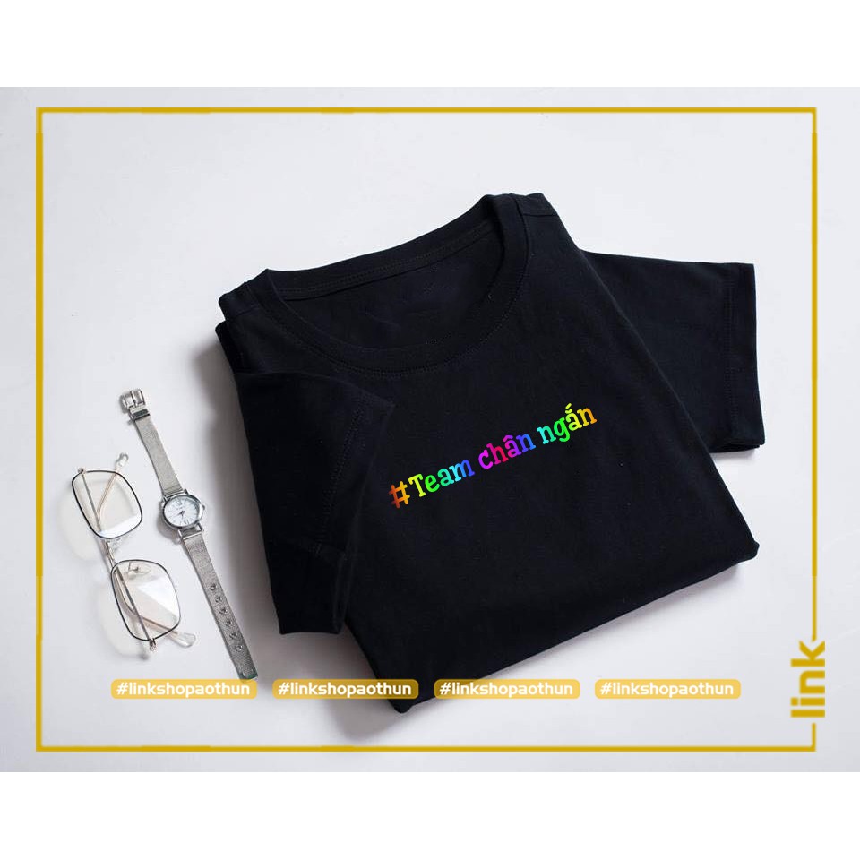 Áo Hashtag Team Lầy Lội phản quang 7 màu tay lỡ unisex (Đen)