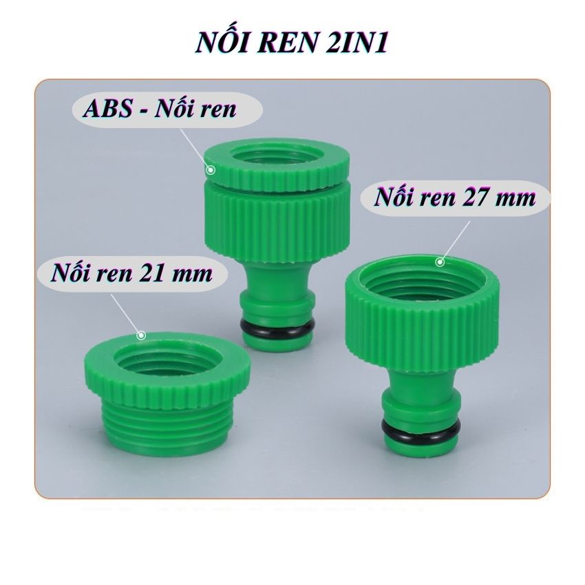 Khớp nối nhanh ren trong 21mm và 27mm dùng cho nguồn cấp nước ren ngoài kc113