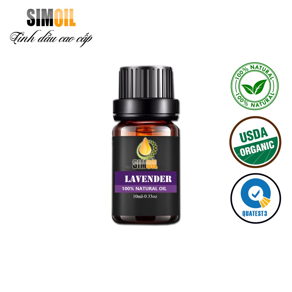 Tinh dầu thiên nhiên cao cấp hương Lavender 10ml dùng cho máy xông tinh dầu, máy khuếch tán tinh dầu