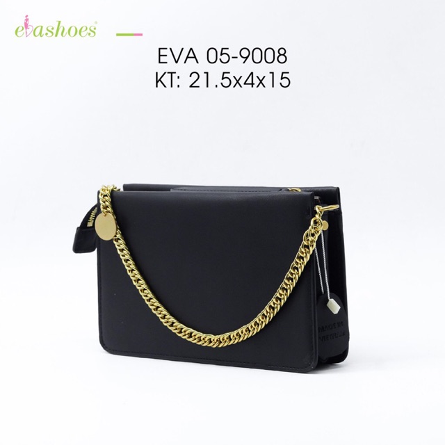 Túi Xách Nữ Dây Kim Loại Da Bò Evashoes – Eva05-9008