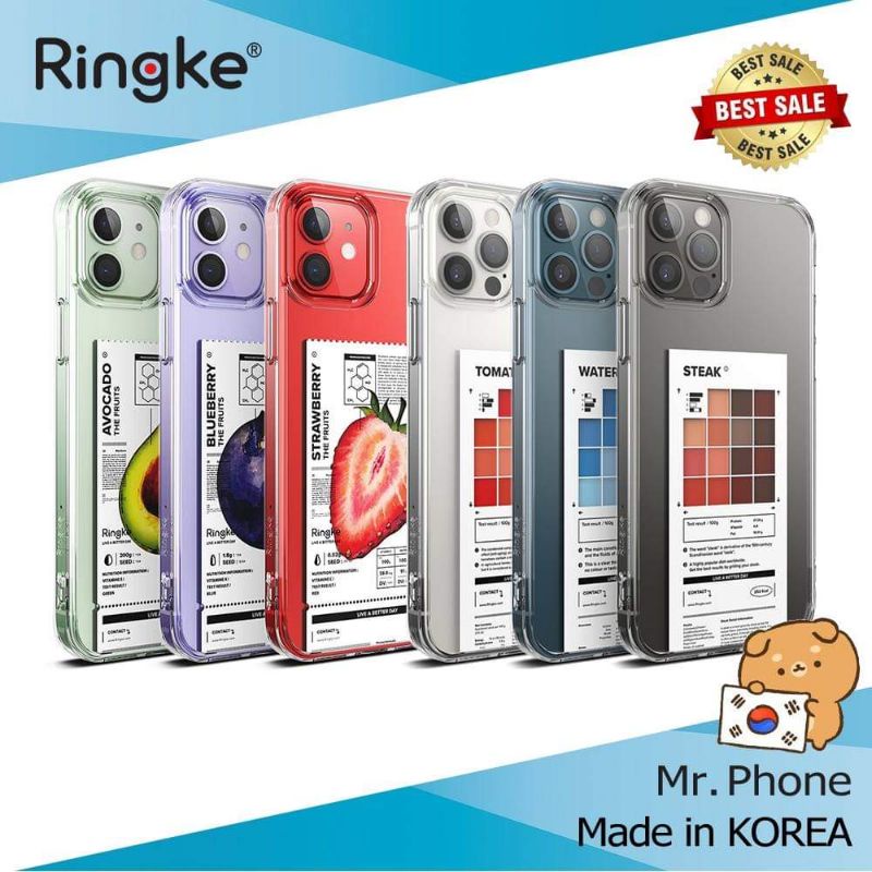 Ốp lưng Ringke Fusion Design Fruit/ Palette iPhone 12/ 12 Pro/ 12 Pro Max Made in Korea [NEW]
