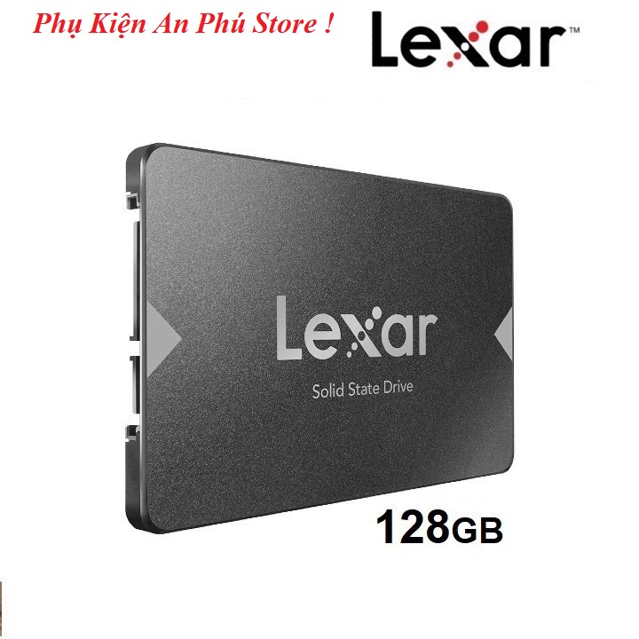 Ổ cứng SSD Chính hãng 128GB Lexar NS100 Lite 2.5” SATA III (6Gb/s) - Chính hãng mai hoàng phân phối