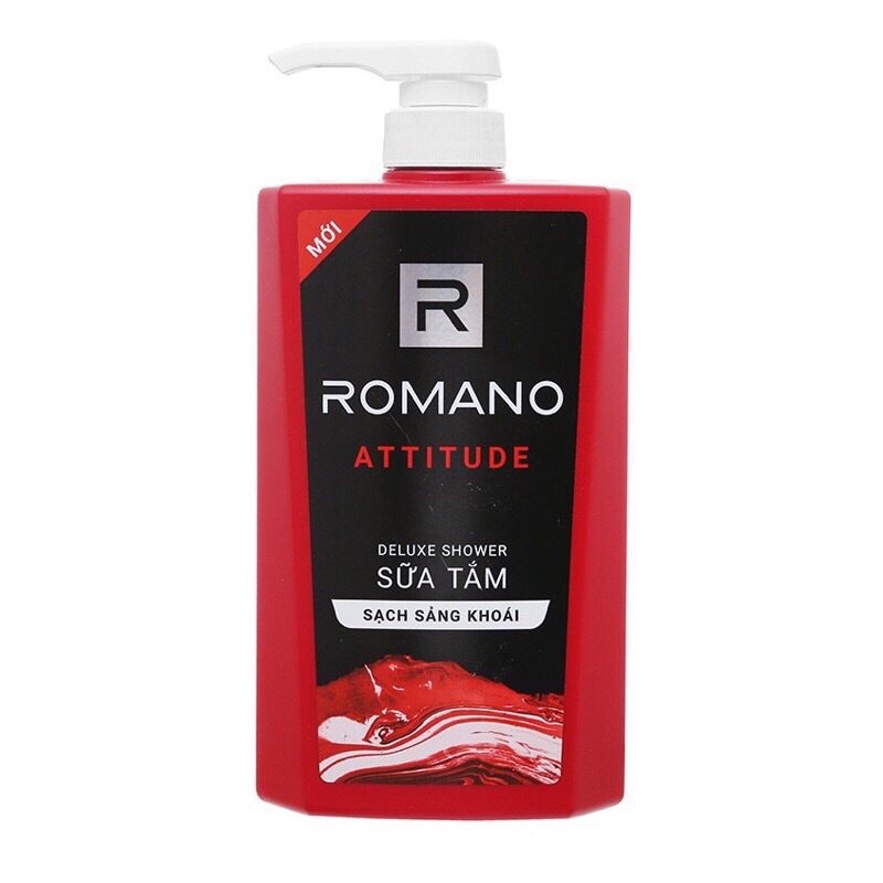Dầu gội và sữa tắm nam hương nước hoa ROMANO chai 650ML