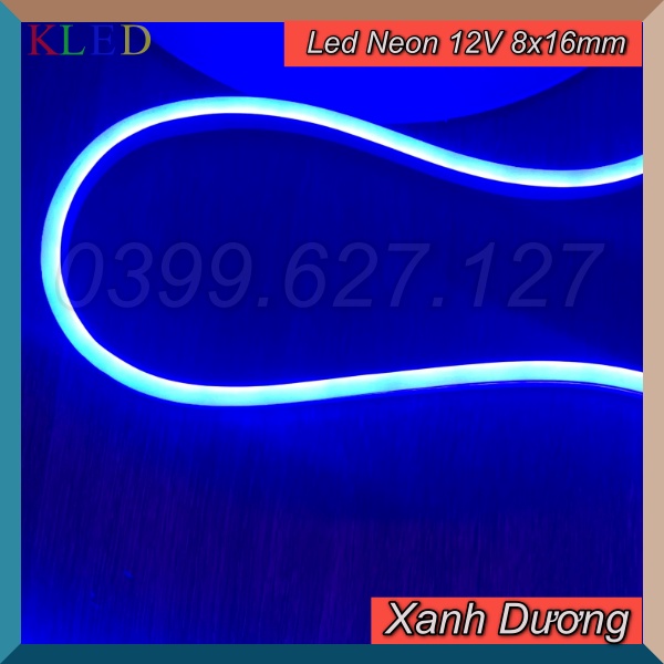 1 Mét Đèn 12v Neon 8mm Trang Trí DC 12V 8x16mm, Led Neon Trang Trí