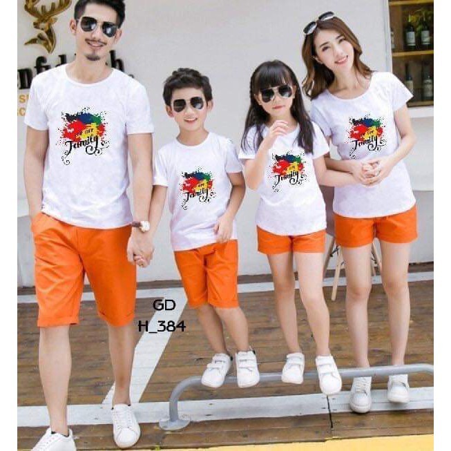 áo thun cặp đôi, gia đình đi biển siêu dễ thương (ảnh thật)