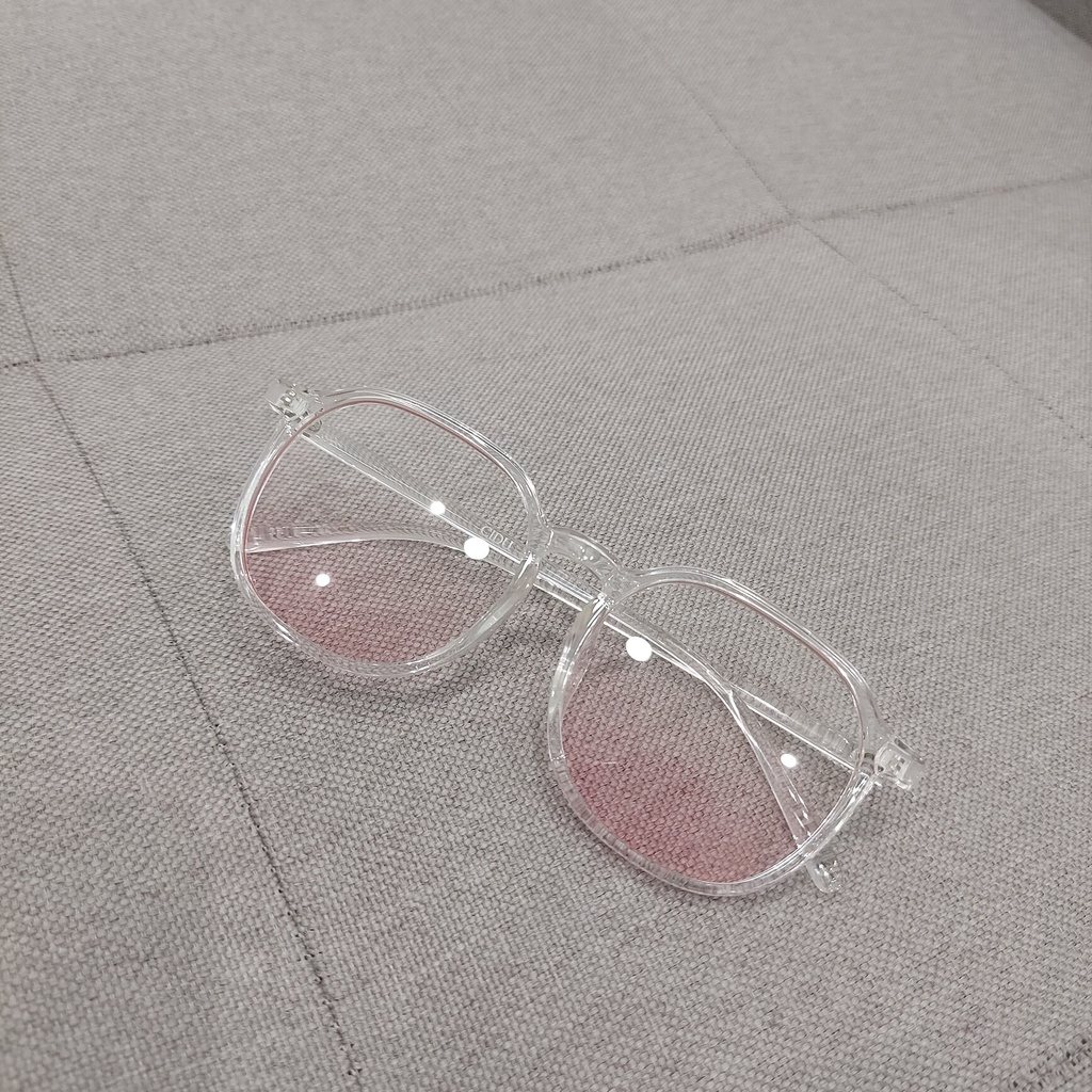 Kính Thời Trang Mắt Tròn Gọng Trong Suốt Cidu Mk31