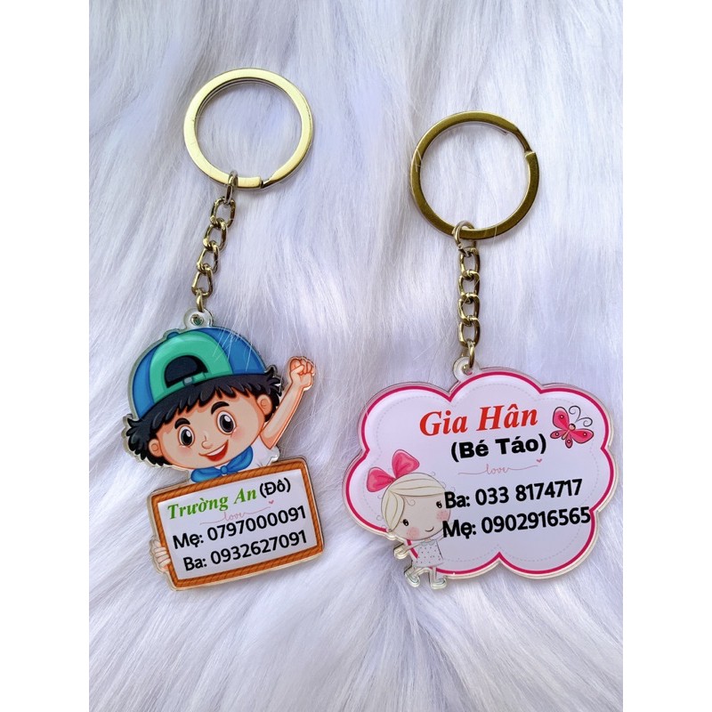 BẢNG TÊN TREO BALO CHO BÉ - chat để chọn mẫu yêu thích