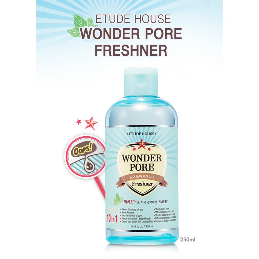 Nước Cân Bằng Da Etude House Wonder Pore Freshner 250ML