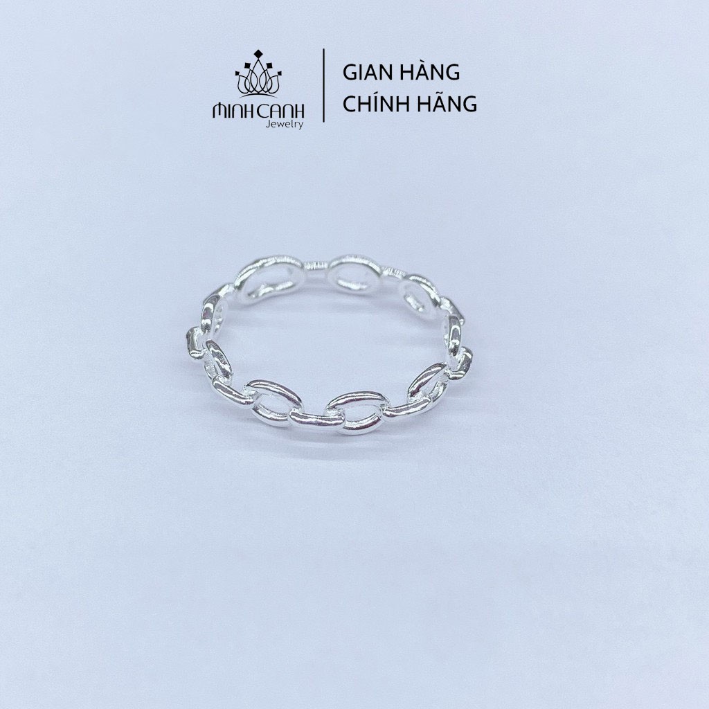 Nhẫn Bạc Nữ Hình Xích Cá Tính - Minh Canh Jewelry