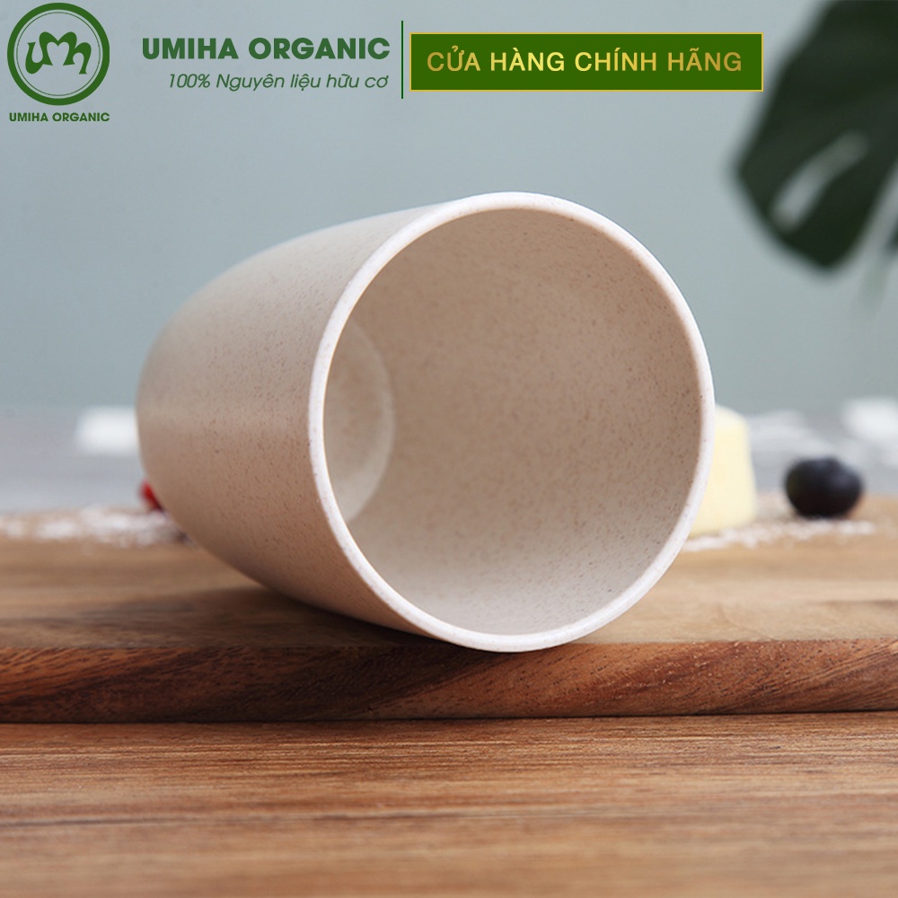 [QUÀ TẶNG MUA KÈM] Cốc đựng bàn chải đánh răng 300ml chất liệu nhựa lúa mạch UMIHA ORGANIC