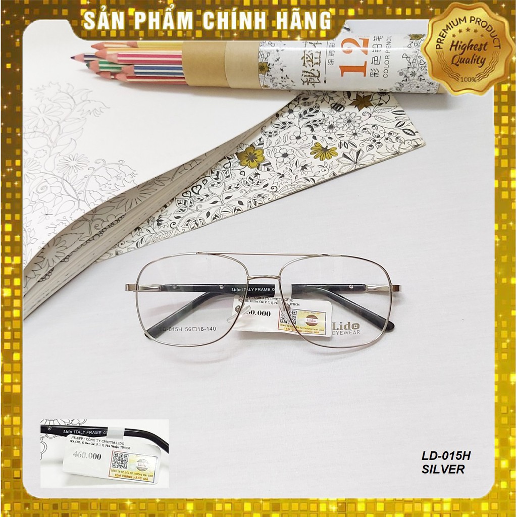 Gọng Kính LIDO Titanium Frame Italy Công Nghệ Italy
