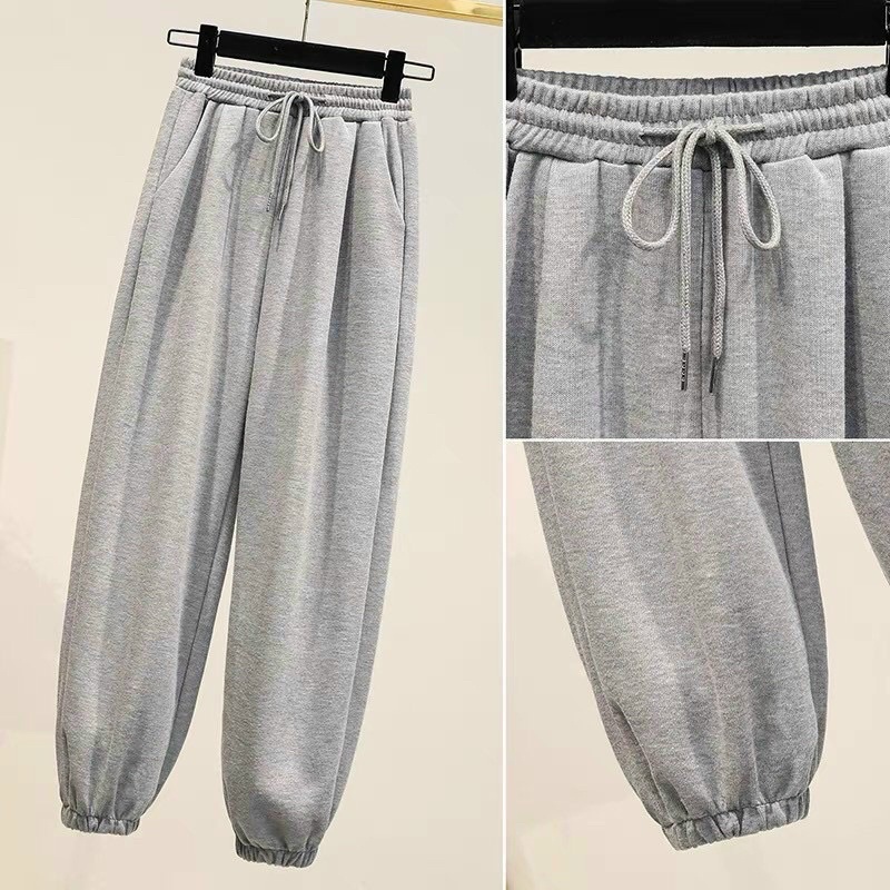[ Sale lỗ 50%] Quần joger nỉ hót bo gấu mẫu mới