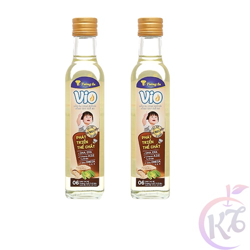 Combo 2 chai Dầu ăn cho bé Tường An Vio Mè chai 250ml - dầu ăn dinh dưỡng dành cho trẻ em nguyên liệu tự nhiên cao cấp