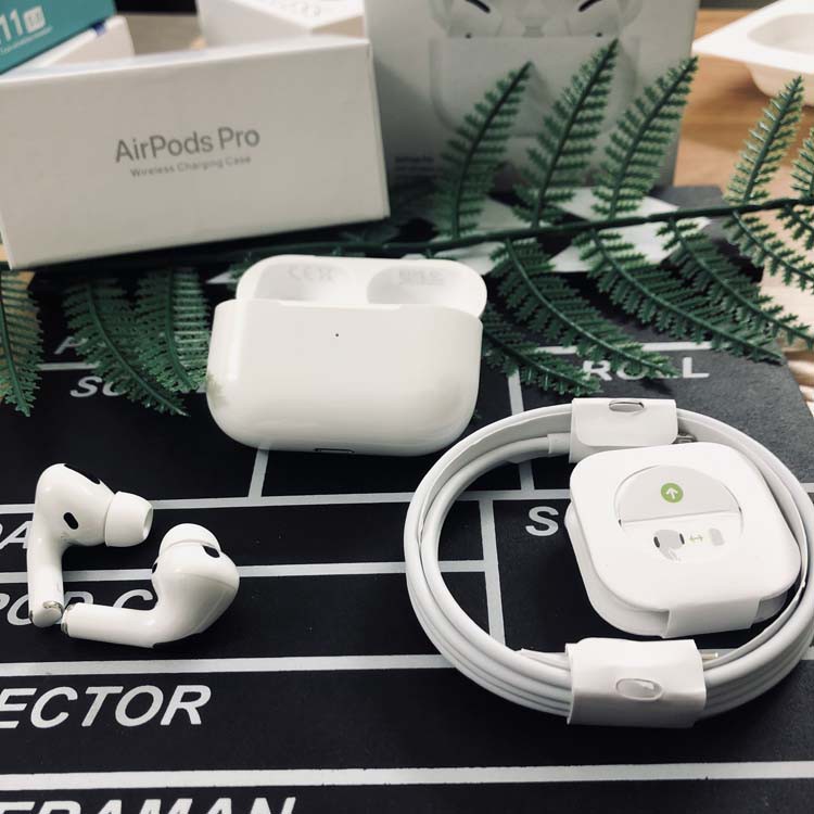 nghe bluetooth Airpods Pro on Điều khiển cảm ứng thông minh, hỗ trợ Sạc không dây. Bảo hành 12 tháng.