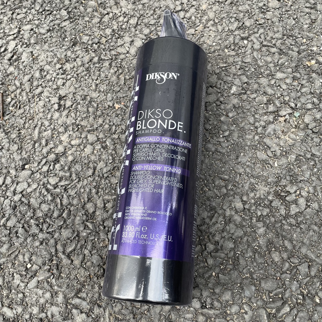 Dầu gội tím khử ánh vàng DIKSON ANTI - YELLOW TONNING Dikso Blonde Shampoo 1000ml