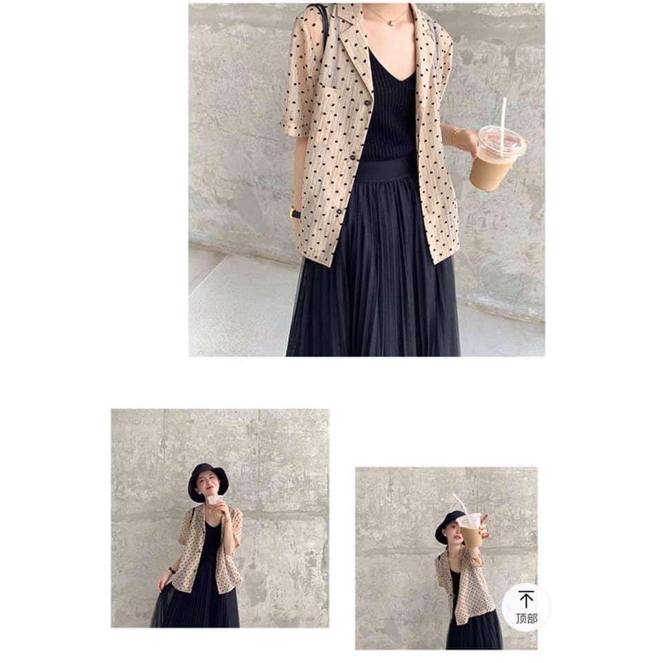 Set đồ cho bạn thân chấm bi siêu kute