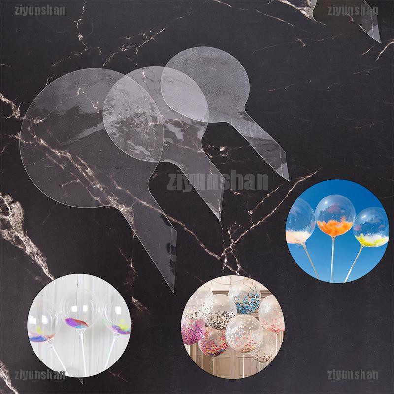 10 Bong Bóng Trong Suốt Không Nhăn Dùng Trang Trí Tiệc Cưới