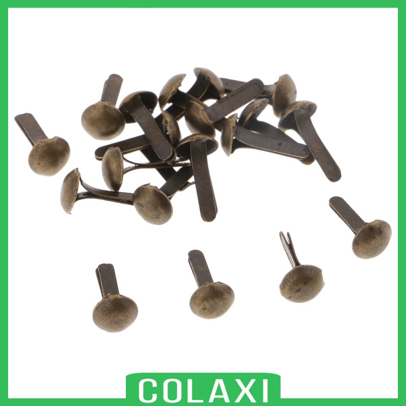 Set 200 Nút Cài Đầu Tròn Bằng Kim Loại Nhiều Màu Sắc Dùng Trang Trí Sổ Tay DIY