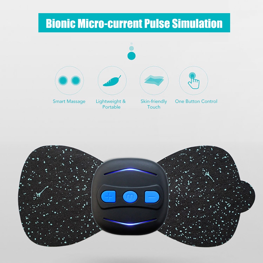 Máy Mát Xa Mini Có Thể Sạc Lại Bằng Cổng USB ,Máy Mat xa Toàn Thân ,Miếng dán massage toàn thân mini, máy massage cổ vai gáy lưng ,Giúp Giảm Đau Cho Vùng Cổ / Chân / Chân