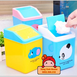 Thùng rác mini hình thú ngộ nghĩnh