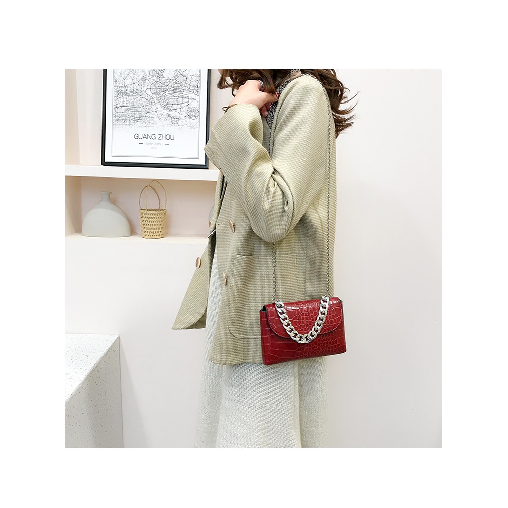 Túi nữ đeo chéo thời trang họa tiết PN466