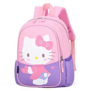 Balo đi học in hình mèo hello kitty dễ thương cho trẻ mẫu giáo