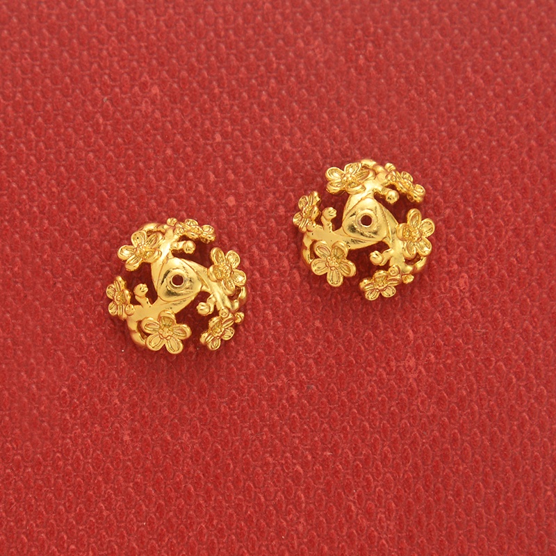 Phụ Kiện Cát Vàng 13mm Tự Làm Vòng Tay Trang Sức Tiện Dụng