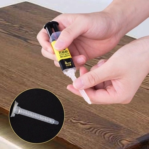 Keo Dán Nhựa Epoxy Resin 4Ml / 25ML Thông Dụng Để Sửa Chữa Kim Loại/ Gốm/Kính/Da/Da