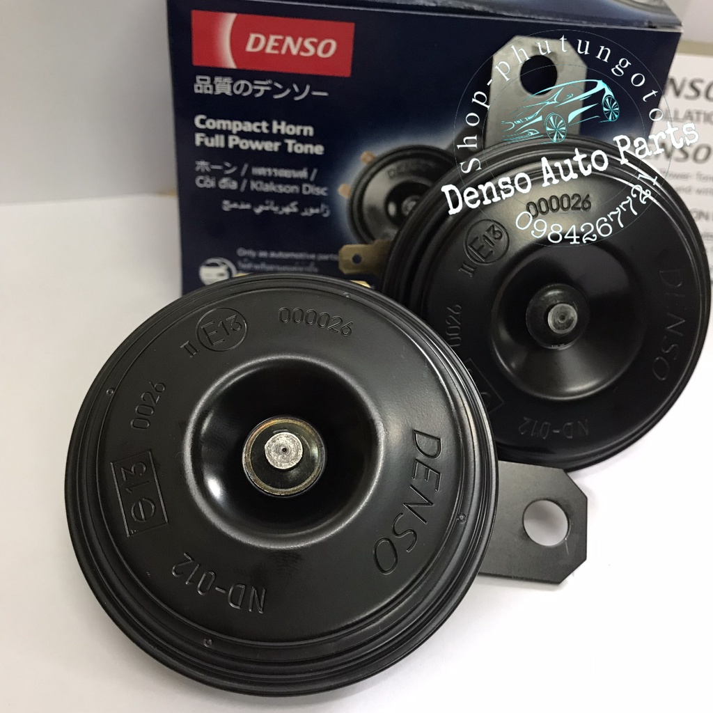 Còi đĩa - kèn đĩa 2 giắc chính hãng Denso Indonesia