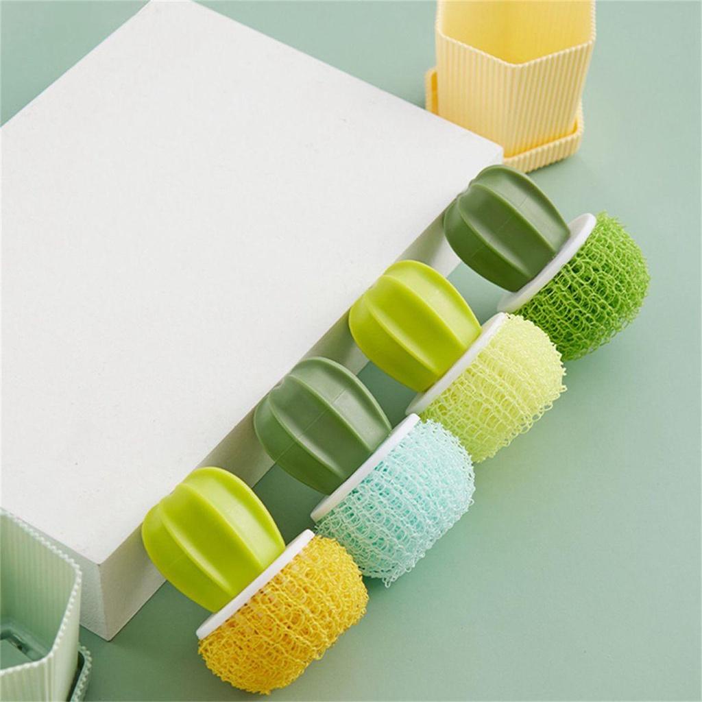 Bàn chải cọ xoong nồi, cọ bếp, cọ rửa bát đĩa hình xương rồng dễ thương