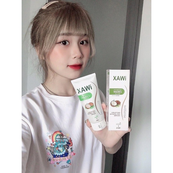 Kem Tẩy Lông Toàn Thân Iwax 150ml Hương Trà Xanh, Dừa ( Dành Cho Mọi Loại Da )