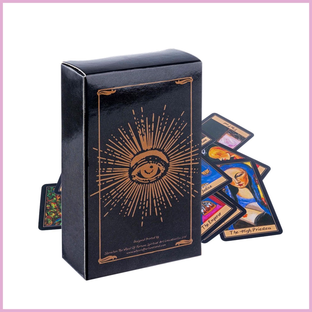 Bộ Bài Tarot Tiếng Anh Fate Divination shinvn Chất Lượng Cao