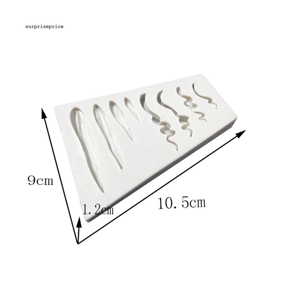 Khuôn silicon làm bánh kẹo đa năng tạo hình tóc cô gái DIY độc đáo