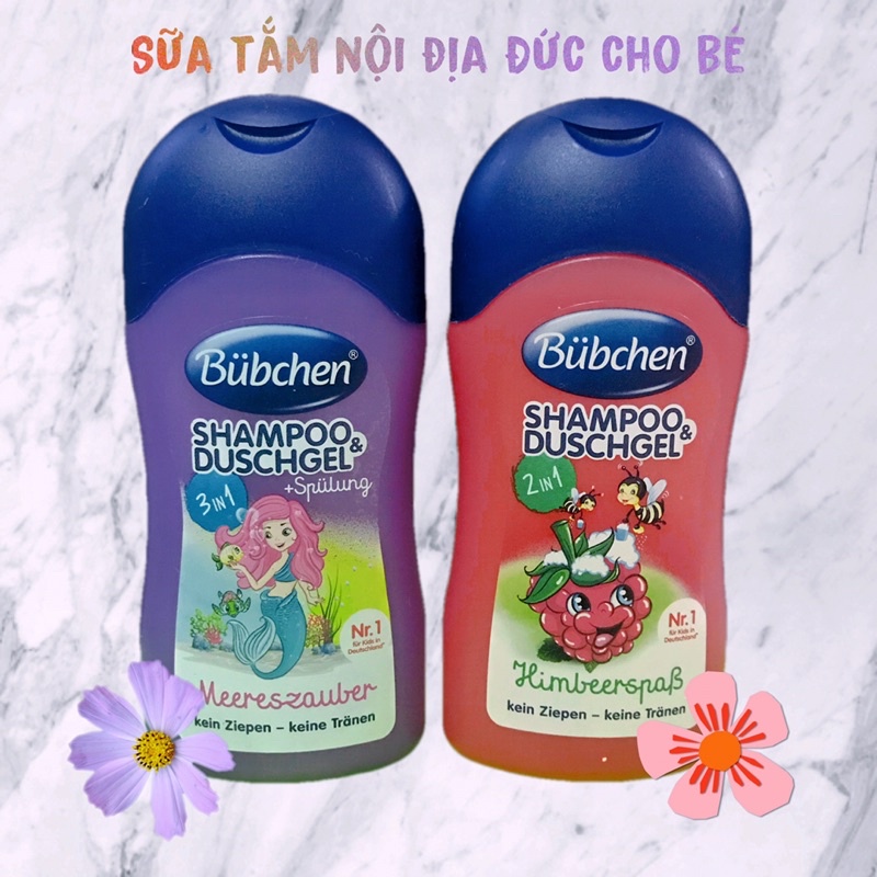 Sữa tắm gội mini Bubchen cho bé ( Đức )