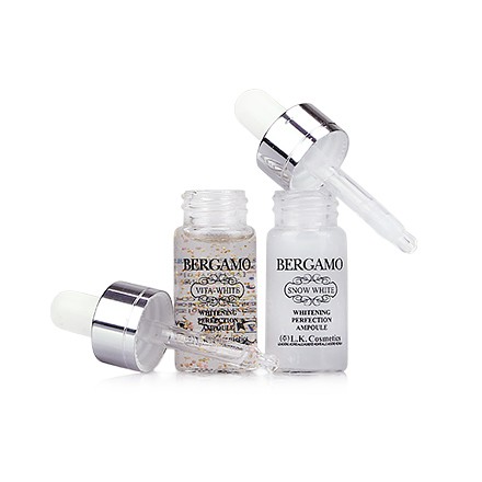 Combo 2 ống Serum Bergamo Snow White Whitening Perfection