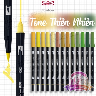 (HOẢ TỐC) Bút cọ TOMBOW ABT dual brush pens - tone màu thiên nhiên ấm áp THEARTSHOP