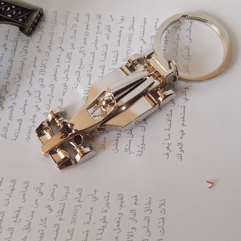 Móc Chìa Khóa Hợp Kim Màu Sắc Bạc Caderia F1 17026 Cho Xe Đua