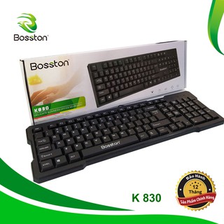 BÀN PHÍM VĂN PHÒNG BOSSTON K830 MẪU MỚI - HÀNG NHẬP KHẨU