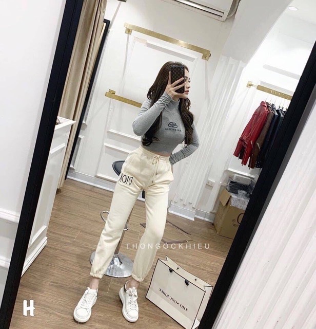 Áo thun tay dài cổ lọ balen chất thun borip cao cấp chuẩn shop | BigBuy360 - bigbuy360.vn