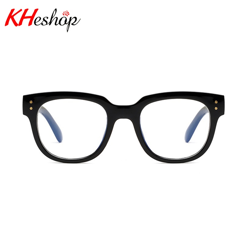 [Đẳng cấp] Kính  0 độ Gọng Vuông Chữ V màu đen siêu hot, phù hợp nam nữ tuổi Teen đi nắng cực đỉnh mã Y2203