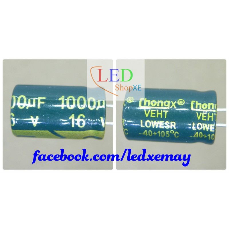 Tụ hoá - Tụ điện phân cực 16V 1000uF