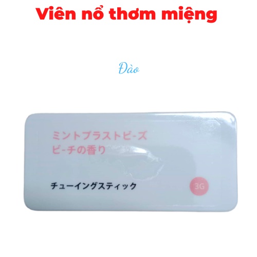 Viên nổ thơm miệng, giúp hơi thở thơm tho, khử mùi hôi miệng, nhỏ gọn, tiện lợi