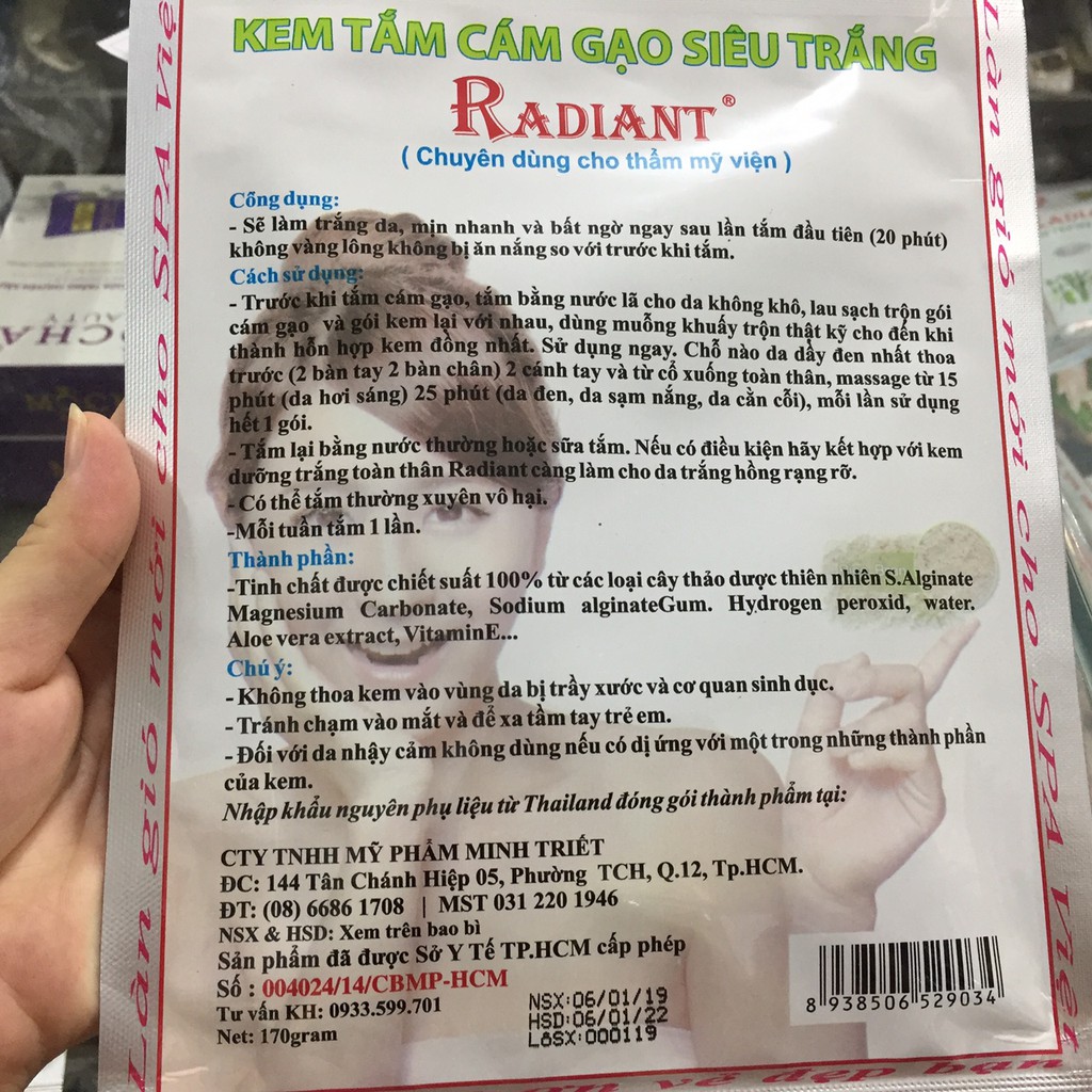 RADIANT tắm cám gạo siêu trắng | BigBuy360 - bigbuy360.vn