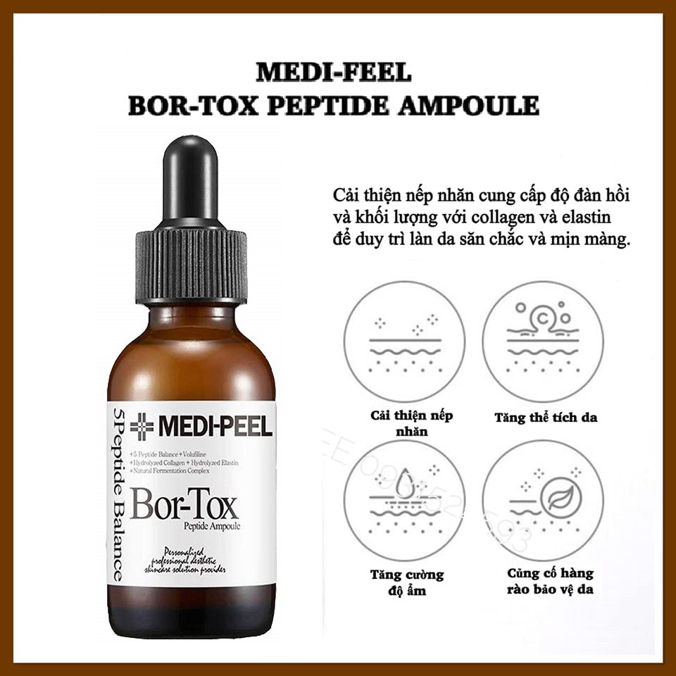 Lịch sử giá Tinh Chất Dưỡng Căng Bóng Da, Chống Lão Hóa Medi-peel Bor-Tox  Peptide Ampoule 30ml cập nhật 11/2022 - BeeCost